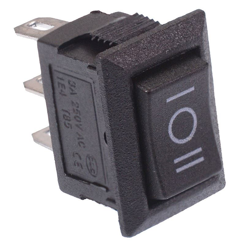 Miniature On-Off-On Rectangle Rocker Switch SPDT