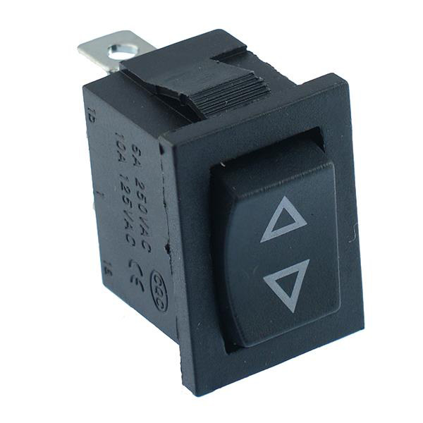 On-Off-On Arrow Rectangle Rocker Switch SPDT