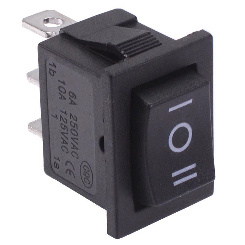 On-Off-(On) Momentary Rectangle Rocker Switch SPDT