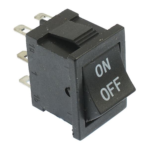 On-On Rectangle Rocker Switch DPDT