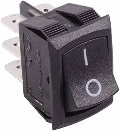 On-On Rectangle Rocker Switch DPDT 10A