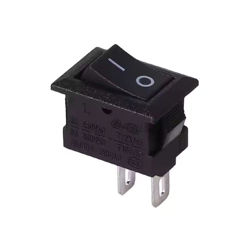 Rectangle Rocker Switches 2-Pin UL Certified Momentary On-Off-On Rocker Switch 250VAC110V Double Pole Rocker Switch