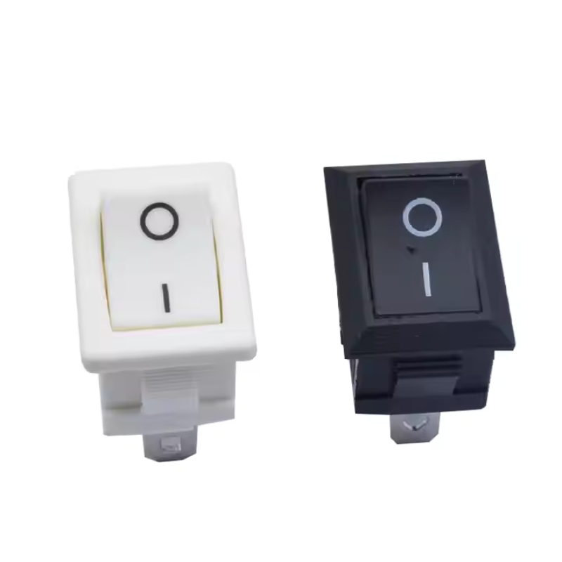 Rectangle Rocker Switches T85 3 Pin Rocker on off Switch Black White 6A 250V 10A 125V