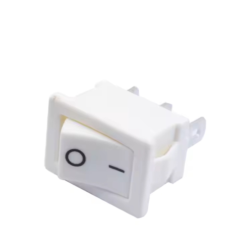 Rectangle Rocker Switches T85 3 Pin Rocker on off Switch Black White 6A 250V 10A 125V