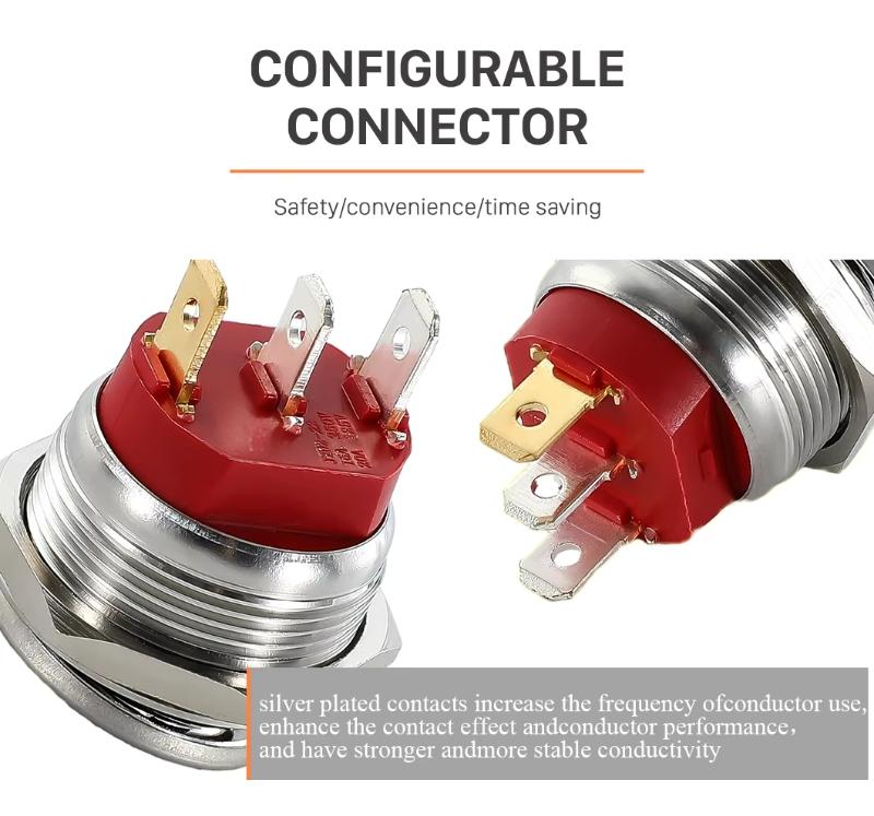 20A Illuminated Electric Rocker Switches on off Metal Switch for Boats