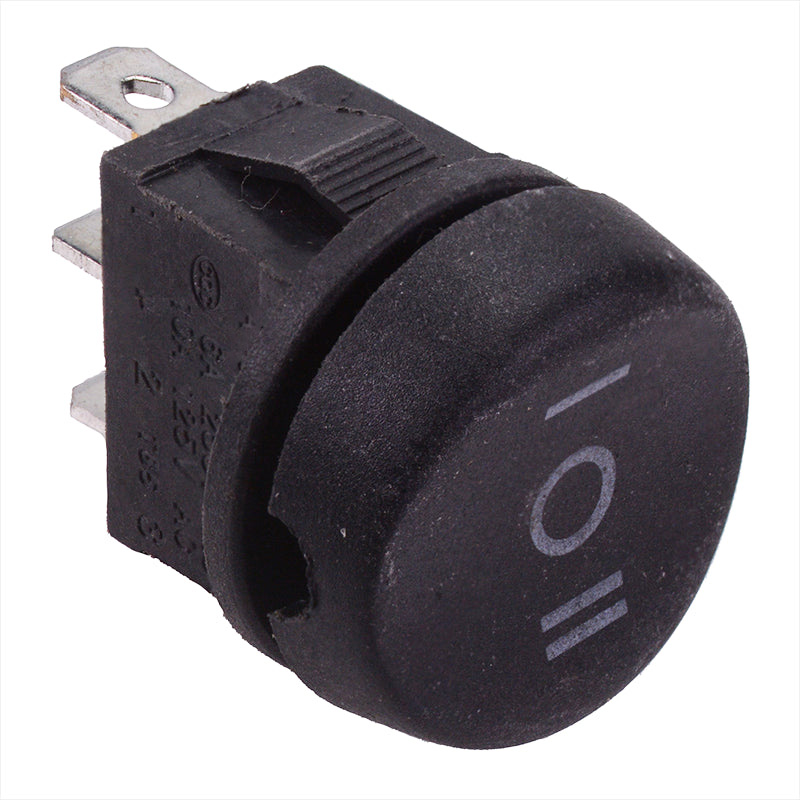 On-Off-On Round Rocker Switch SPDT
