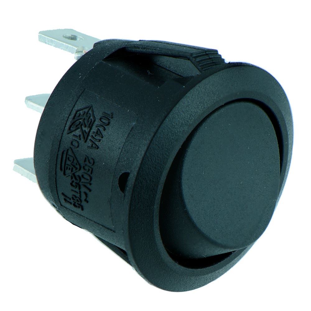 On-On Round Rocker Switch SPDT R13-112C-02