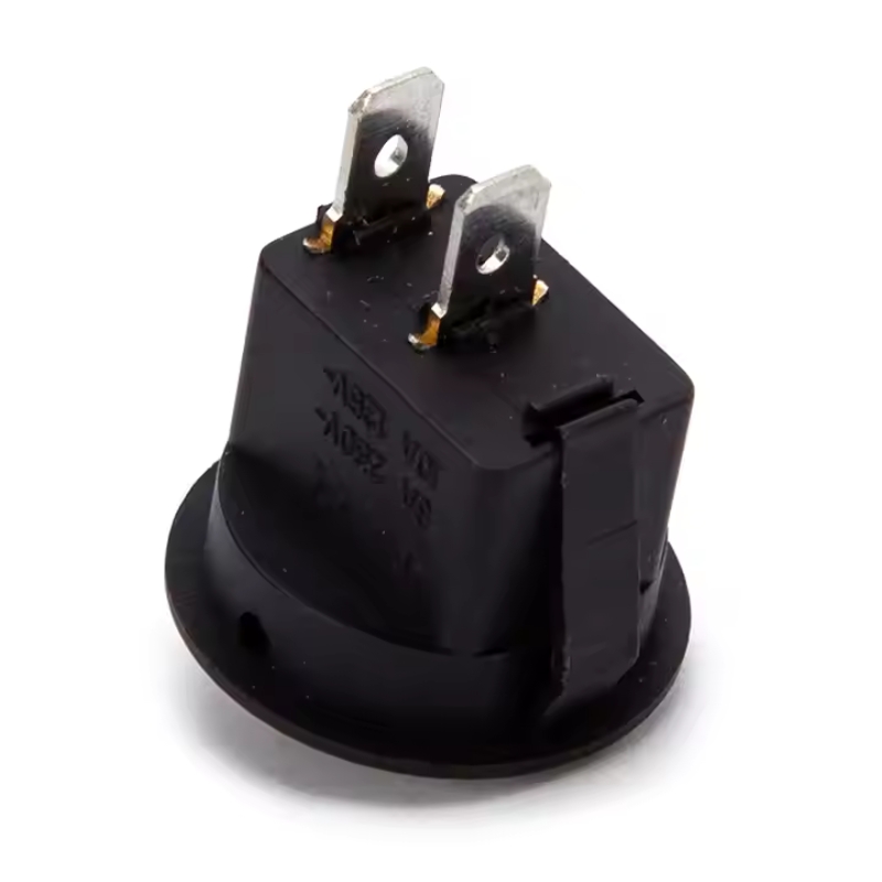 SPST Round Rocker Switches Electric Appliances Power Control Switch Button 2 Pins 6A/10A Rocker Switch Panel