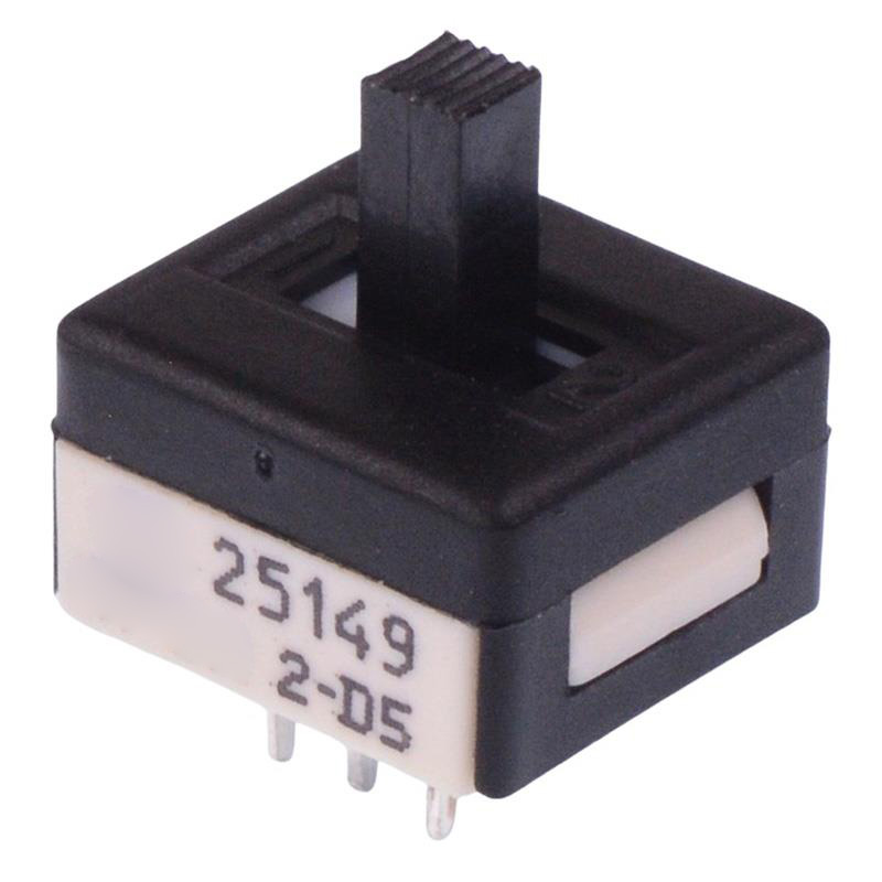25149NAH6 On-Off-On Professional PCB Slide Switch High Actuator DPDT