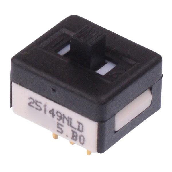 25149NLDH On-Off-On Professional PCB Slide Switch High Actuator DPDT