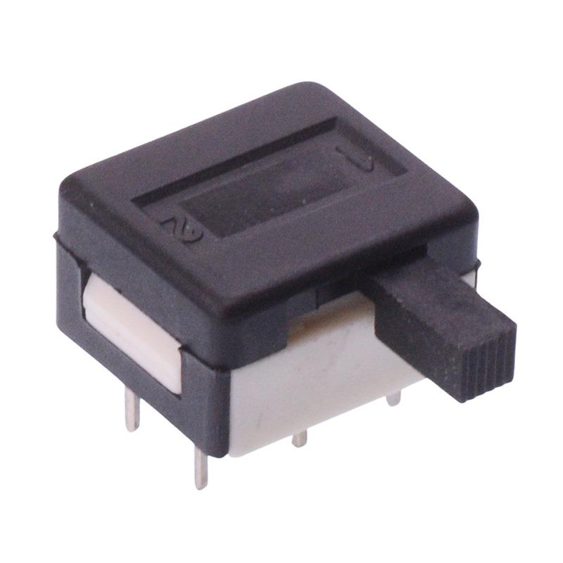 25546NA6 On-On Professional Horizontal PCB Slide Switch Long Actuator DPDT