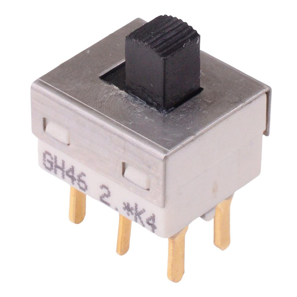 GH46P000001 On-On PCB Slide Switch DPDT