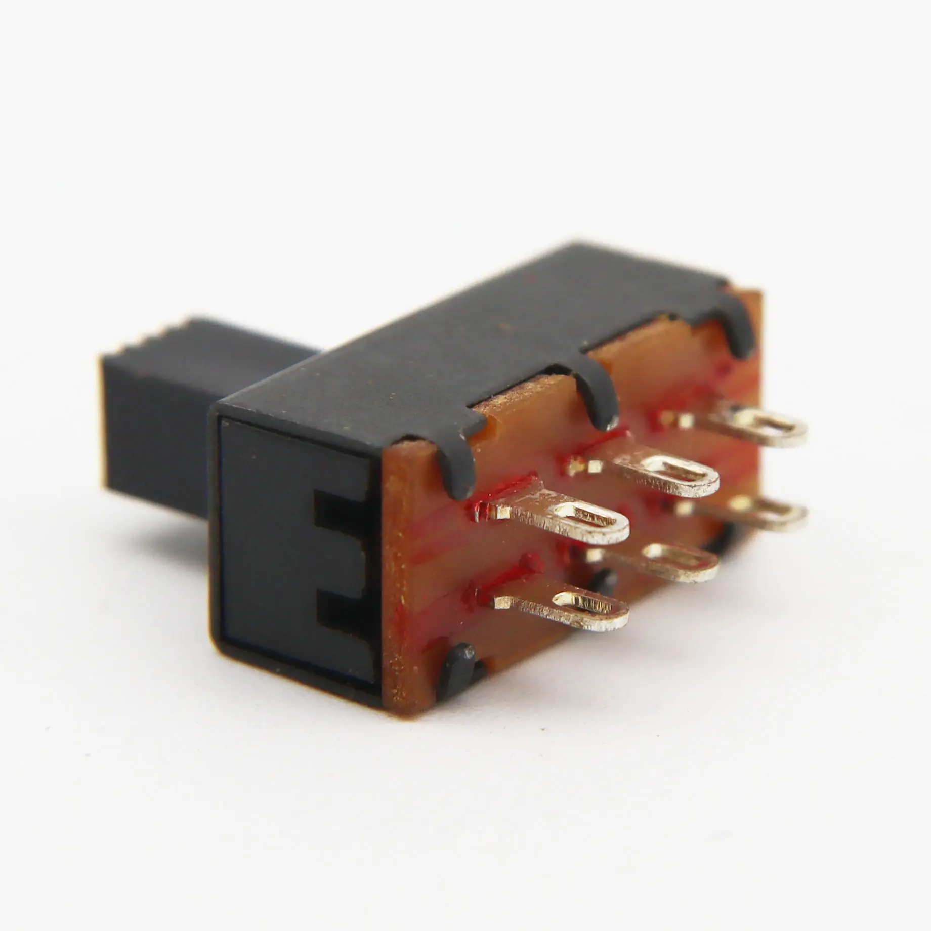 Slide switch 3 pins black button base 0.5A250v
