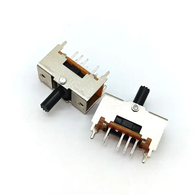 Toggle Switch 6 Pin Terminals Right Angle 3 Position On-off-on Slide Switch 2 Poles 3Throw Switch