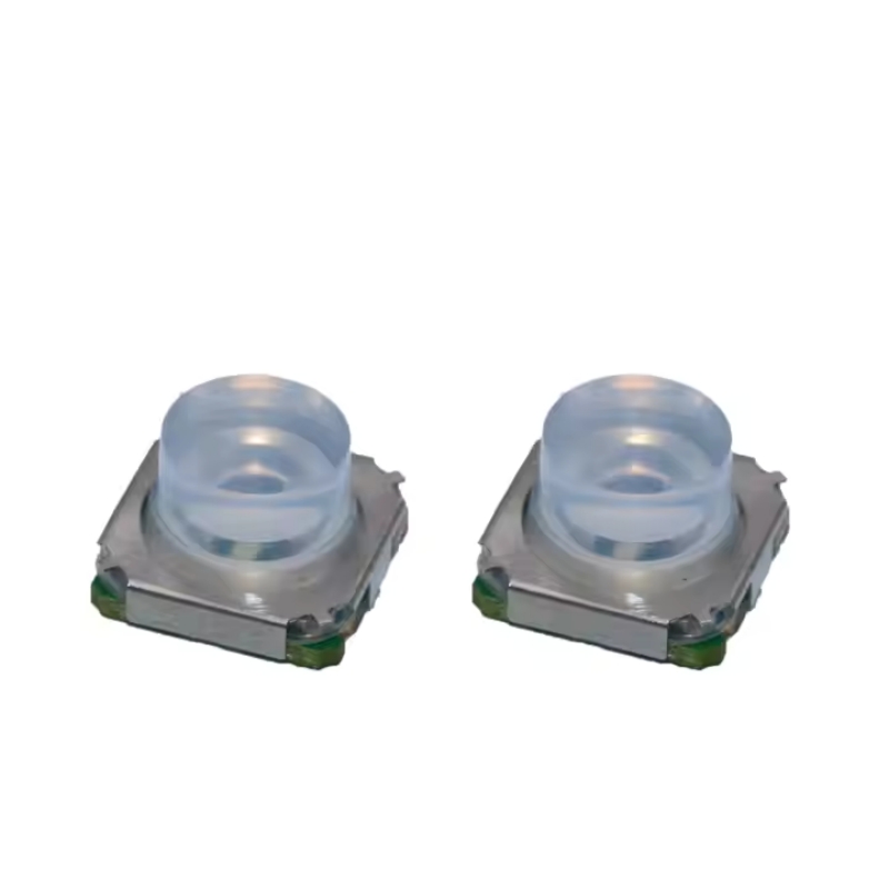 10*10 mm SPST led illuminated tact Momentary tactile switches with silica gel button