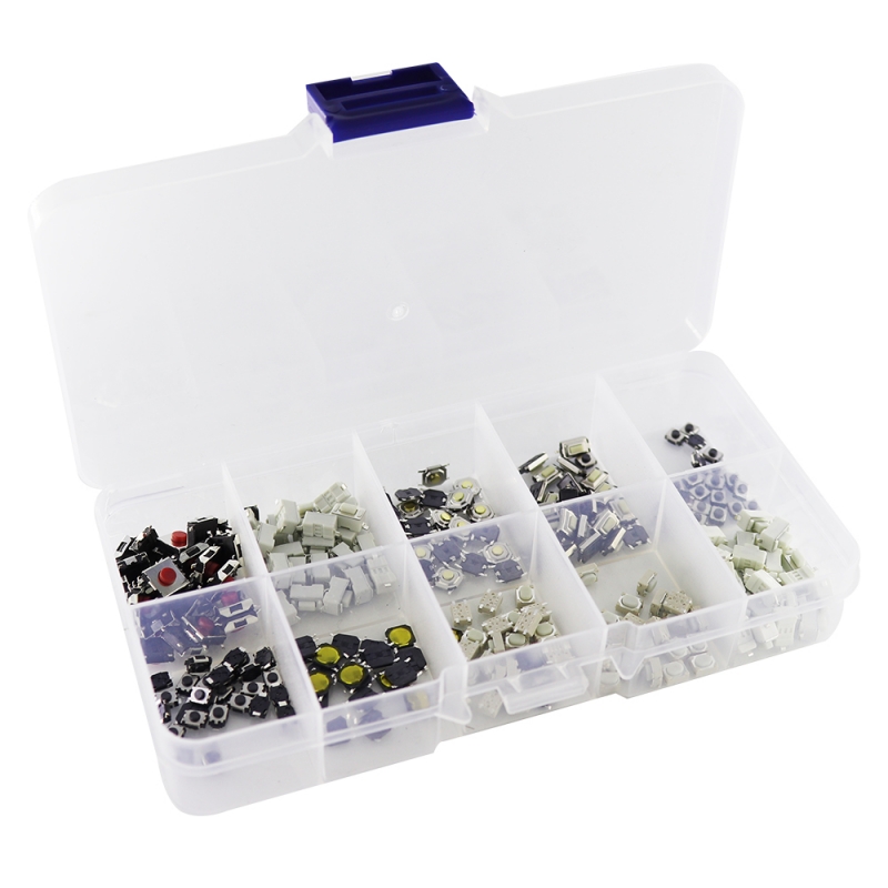 100PCS 10 Specifications Car Remote Control Key Touch Tactile Switches Buttons Touch Key Component Package