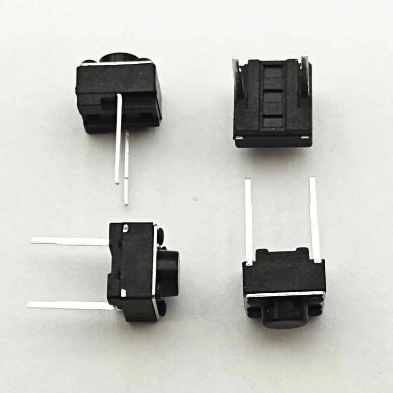 100pcs 6*6*5mm Tactile Switches Momentary Tact push button switch Micro key power 6x6x5 DIP2 Middle 2 pin ever