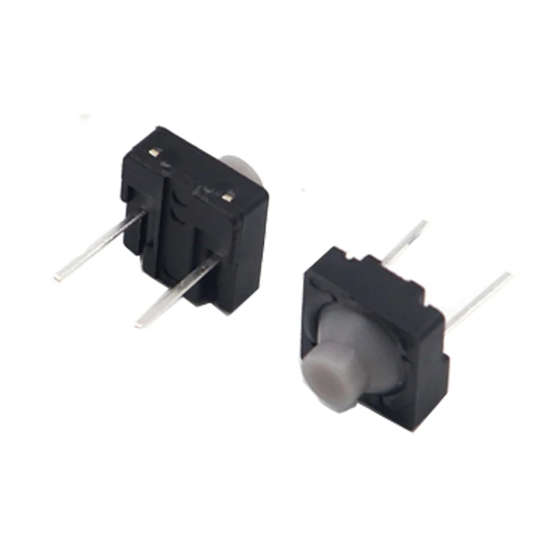 10PCS Tactile Switches 8*8*5MM Pin 5H Silica Gel Silent Button Two Feet Pin Conductive Silicone Button switch 2pin 8x8x5 mm