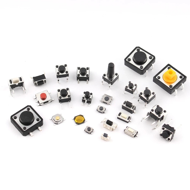125pcs Tactile Switch/Micro Switch /Push Buttons Switches 25 Types Assorted Kit 2*4/3*6/4*4/6*6