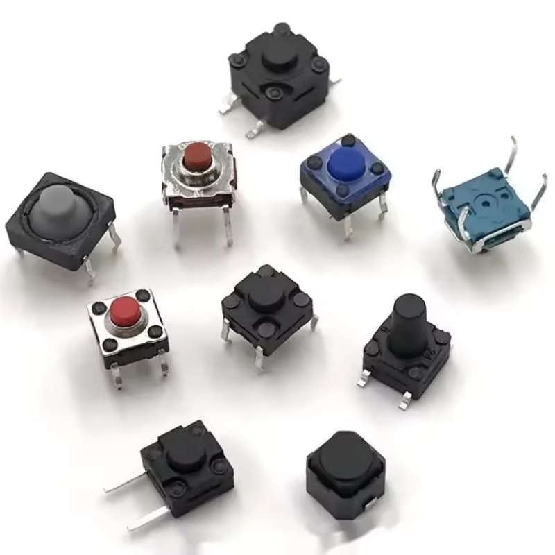 4.5x4.5 6x6 8x8 12x12 Momentary Tactile Switch Push Buttons Smd Smt Dip Tact Switch Micro Switch for Pcb