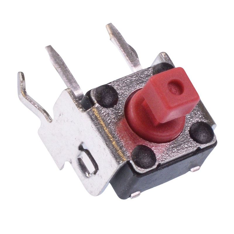 PHAP5-30RA2J3T2N2 6.15mm Square Button 6mm x 6mm Right Angle Through Hole Tactile Switch 260g