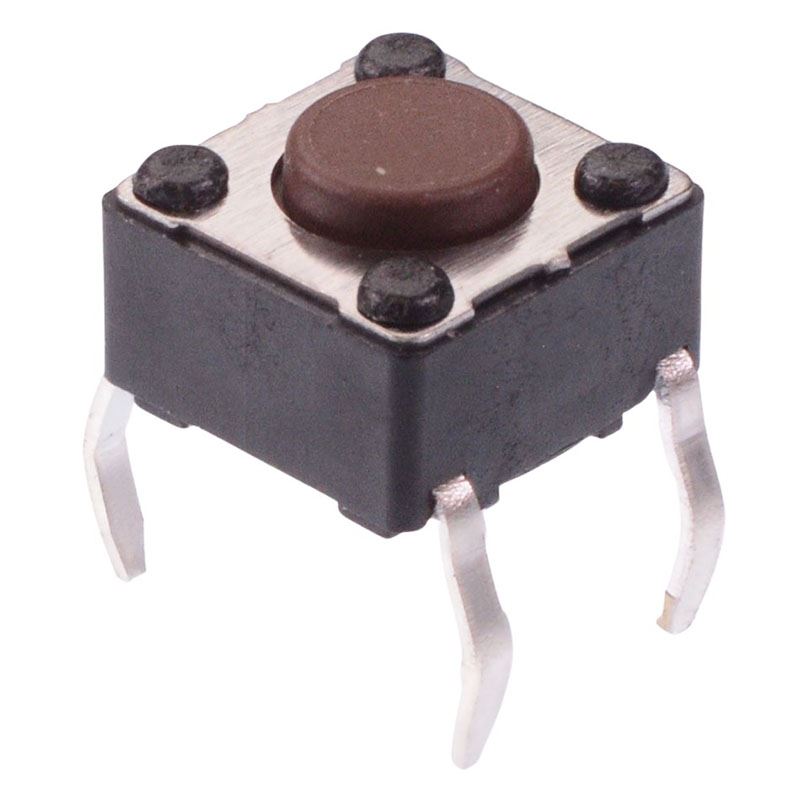 PHAP5-30VA2A2T2N2 4.3mm Height 6mm x 6mm Through Hole Tactile Switch 160g
