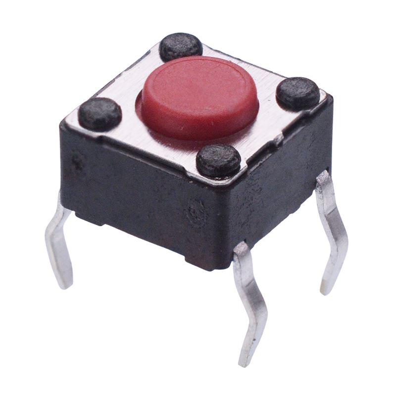 PHAP5-30VA2A3T2N2 4.3mm Height 6mm x 6mm Through Hole Tactile Switch 260g