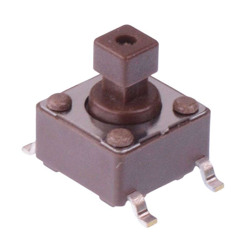 PHAP5-30VA2K2S2N3 7.3mm Height Square 6mm x 6mm Surface Mount Tactile Switch 160g Tube Packaging