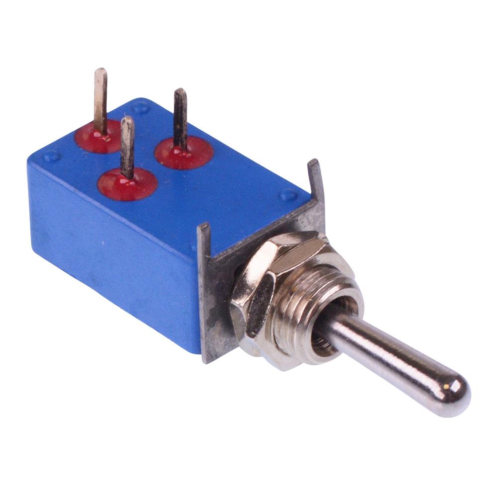 21138NA On-Off-(On) Momentary Low Profile PCB Toggle Switch SPDT 4A 30VDC