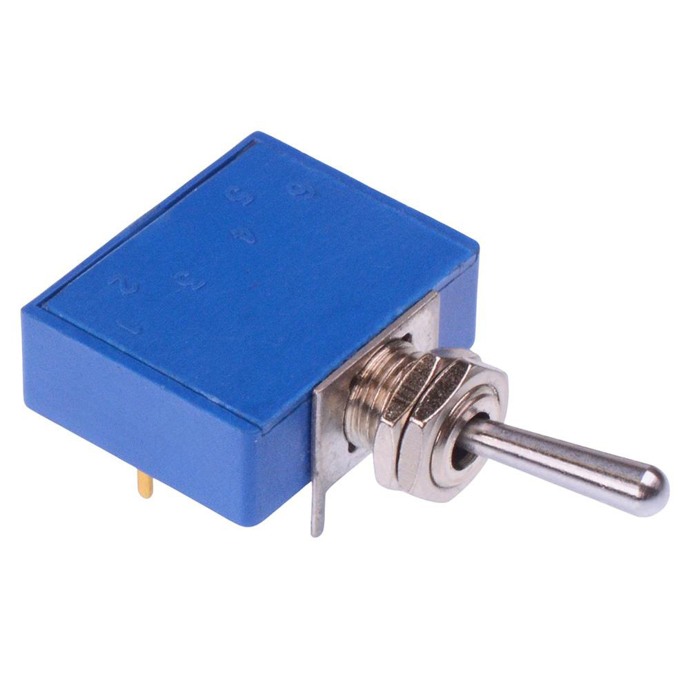 21146NLD On-On Low Profile PCB Toggle Switch DPDT 100mA 30VDC