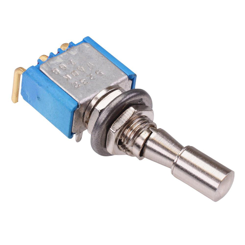5232WADKB14VX386 On-(On) Momentary Locking 6.35mm Miniature Toggle Switch SPDT 4A 30VDC