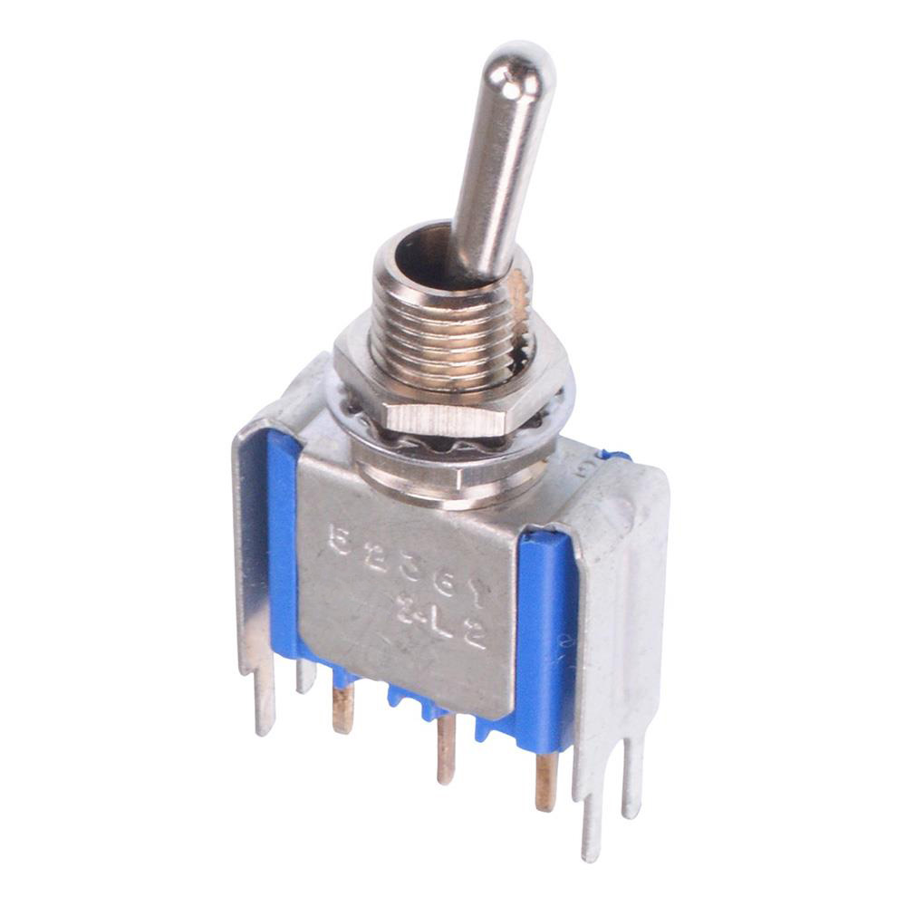 5236YABX386 On-On 6.35mm Miniature Toggle Switch SPDT 4A 30VDC