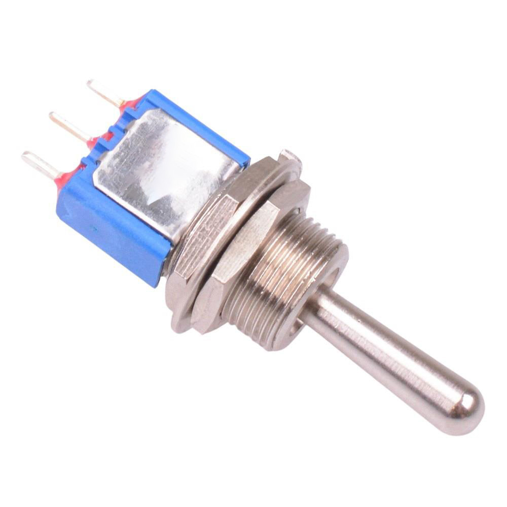 5237MAB (On)-Off-(On) Momentary 12mm Miniature Toggle Switch SPDT