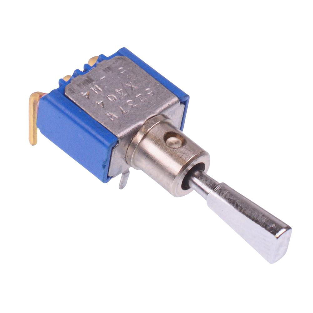 5237WCDB9X404 (On)-Off-(On) Momentary Miniature PCB Toggle Switch SPDT