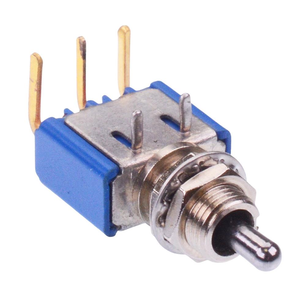 5237WCDBX38616 (On)-Off-(On) Momentary 6.35mm Miniature Toggle Switch SPDT