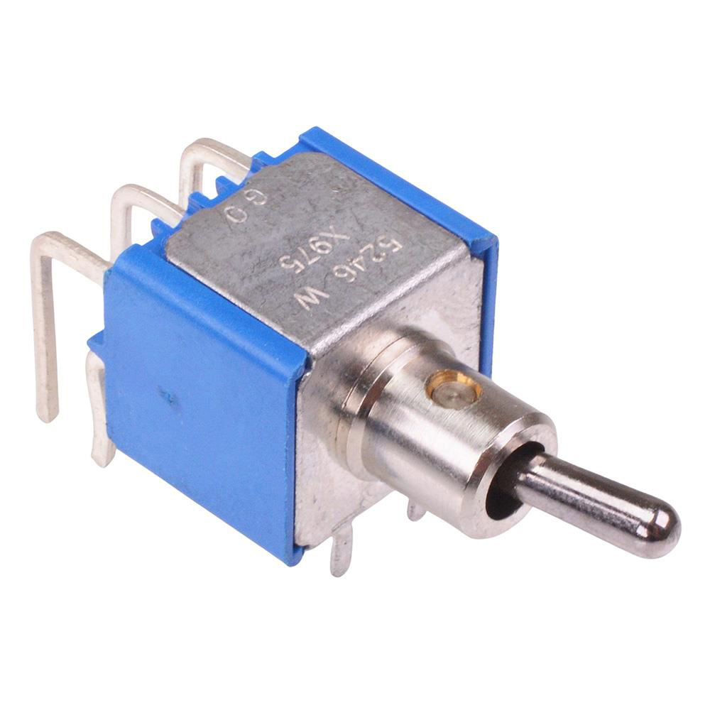 5246WA-16X975-01 On-On Miniature PCB Toggle Switch DPDT 4A 30VDC