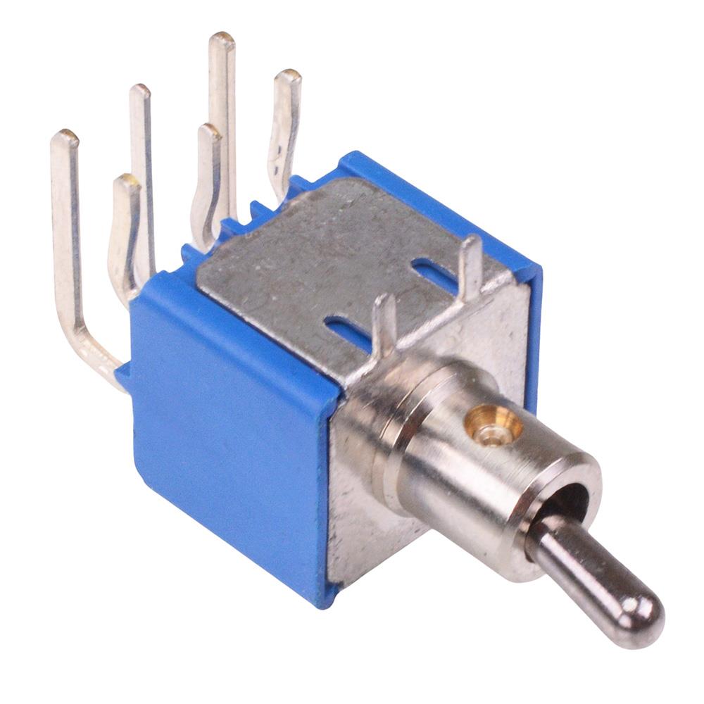 5246WA-16X975-01 On-On Miniature PCB Toggle Switch DPDT 4A 30VDC