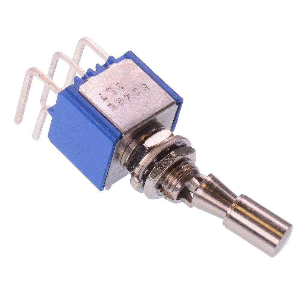 5246WA2VX386 On-On Locking 6.35mm Miniature Toggle Switch DPDT 4A 30VDC