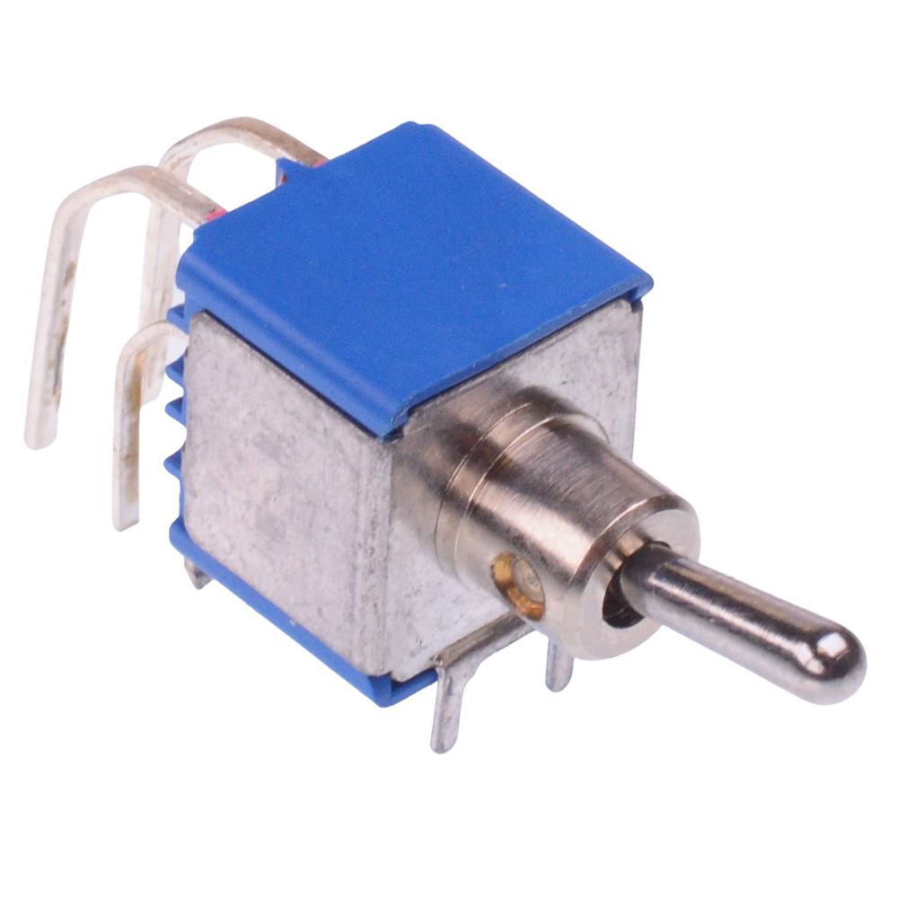 5246WWAB17 On-On Miniature PCB Toggle Switch DPDT 4A 30VDC