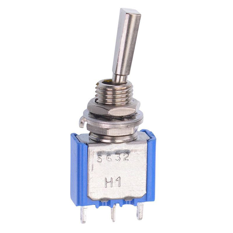 5632A9 On-(On) Momentary 6.35mm Miniature Toggle Switch SPDT 4A 30VDC