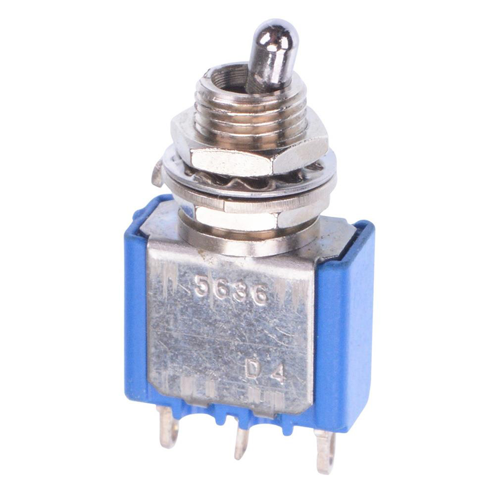 5636A7 On-On 6.35mm Miniature Toggle Switch SPDT 4A 30VDC