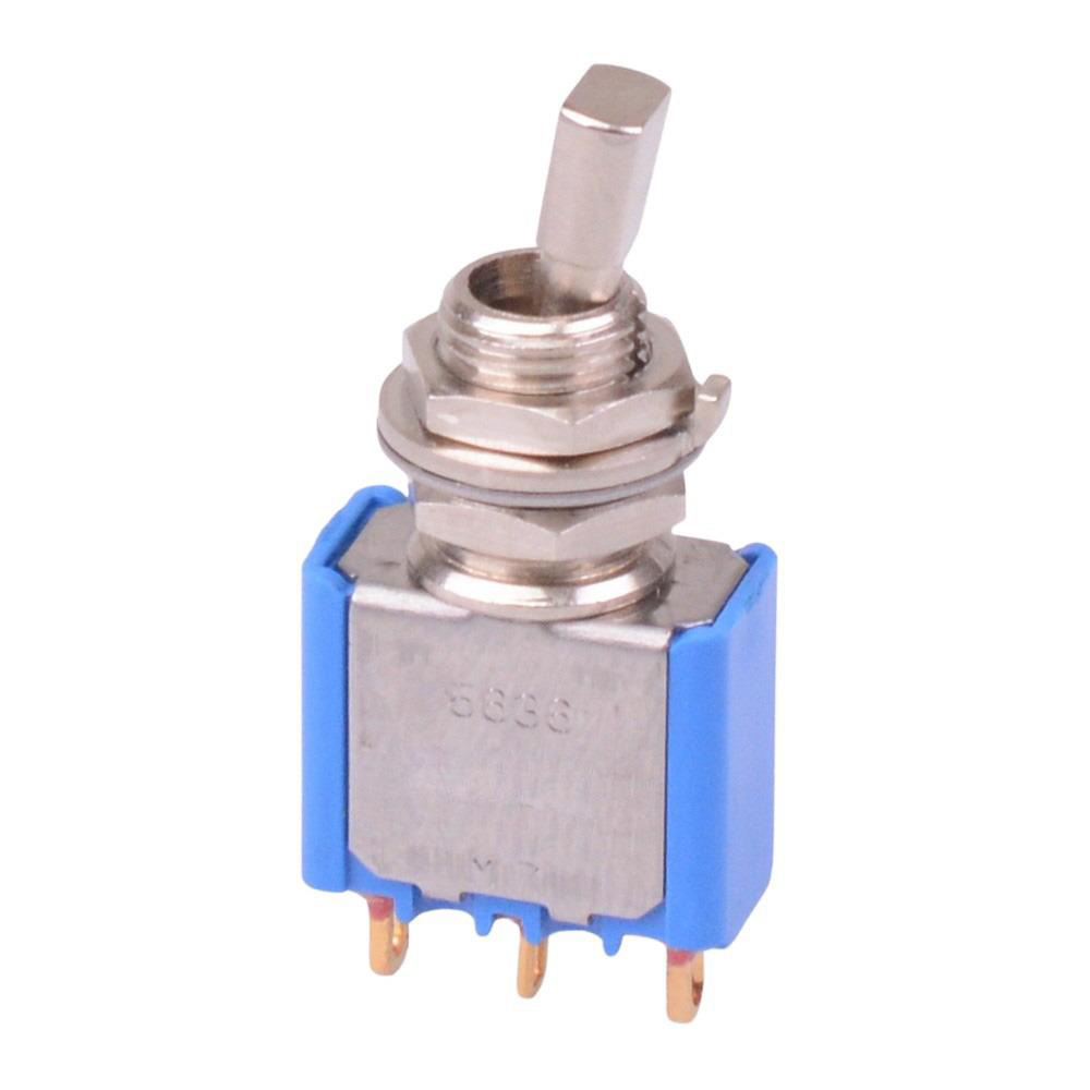 5636CDB-12 Short Flat Lever On-On Miniature Toggle Switch SPDT