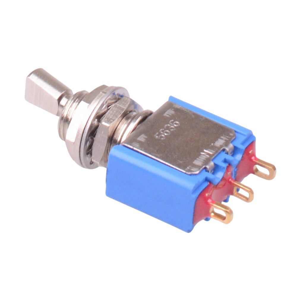 5636CDB-12 Short Flat Lever On-On Miniature Toggle Switch SPDT