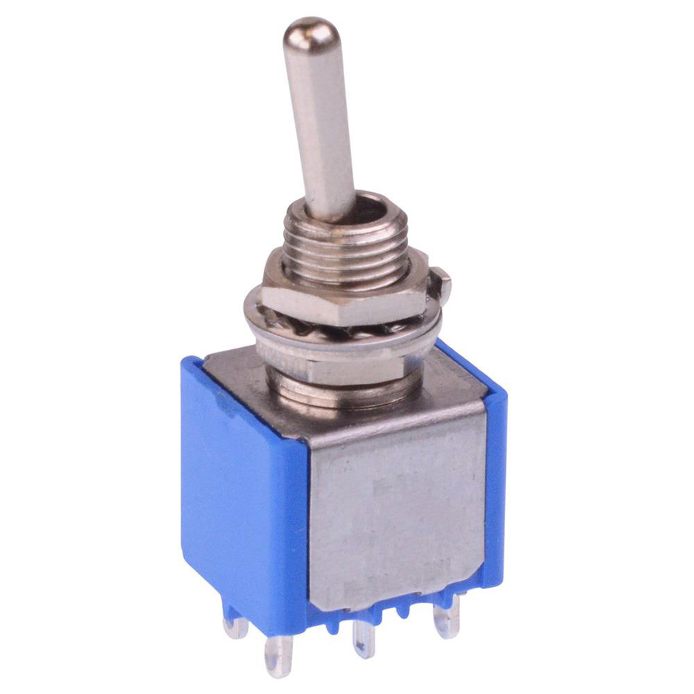 5642A On-(On) Momentary 6.35mm Miniature Toggle Switch DPDT 4A 30VDC