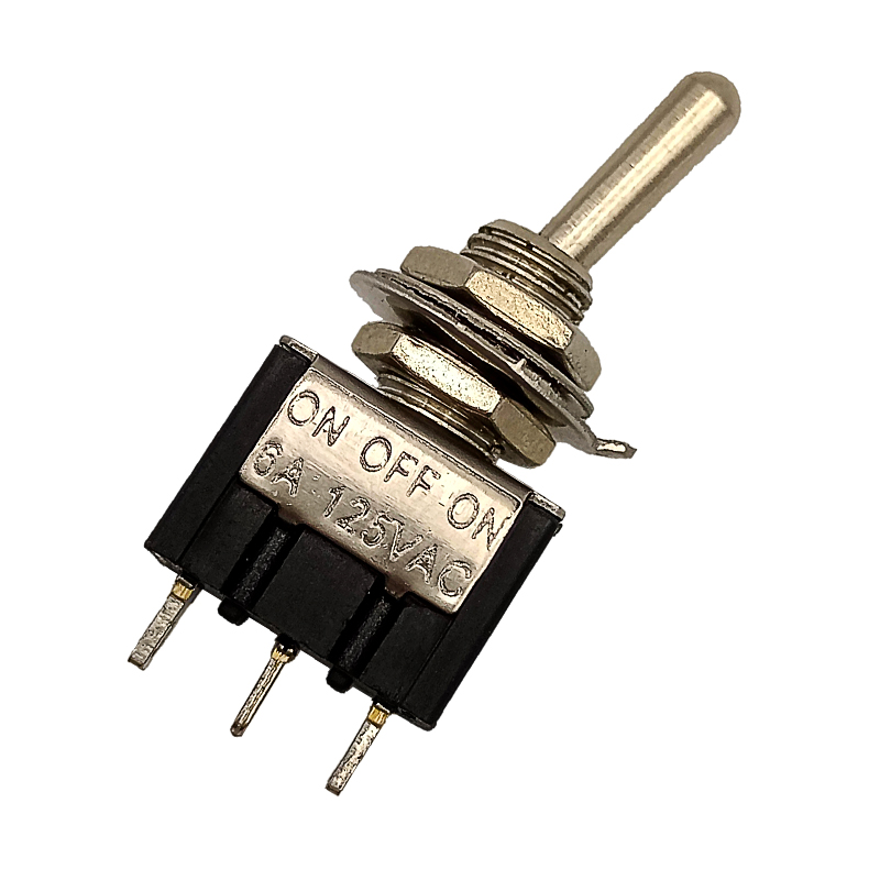 On-Off-On Miniature PCB Toggle Switch SPDT