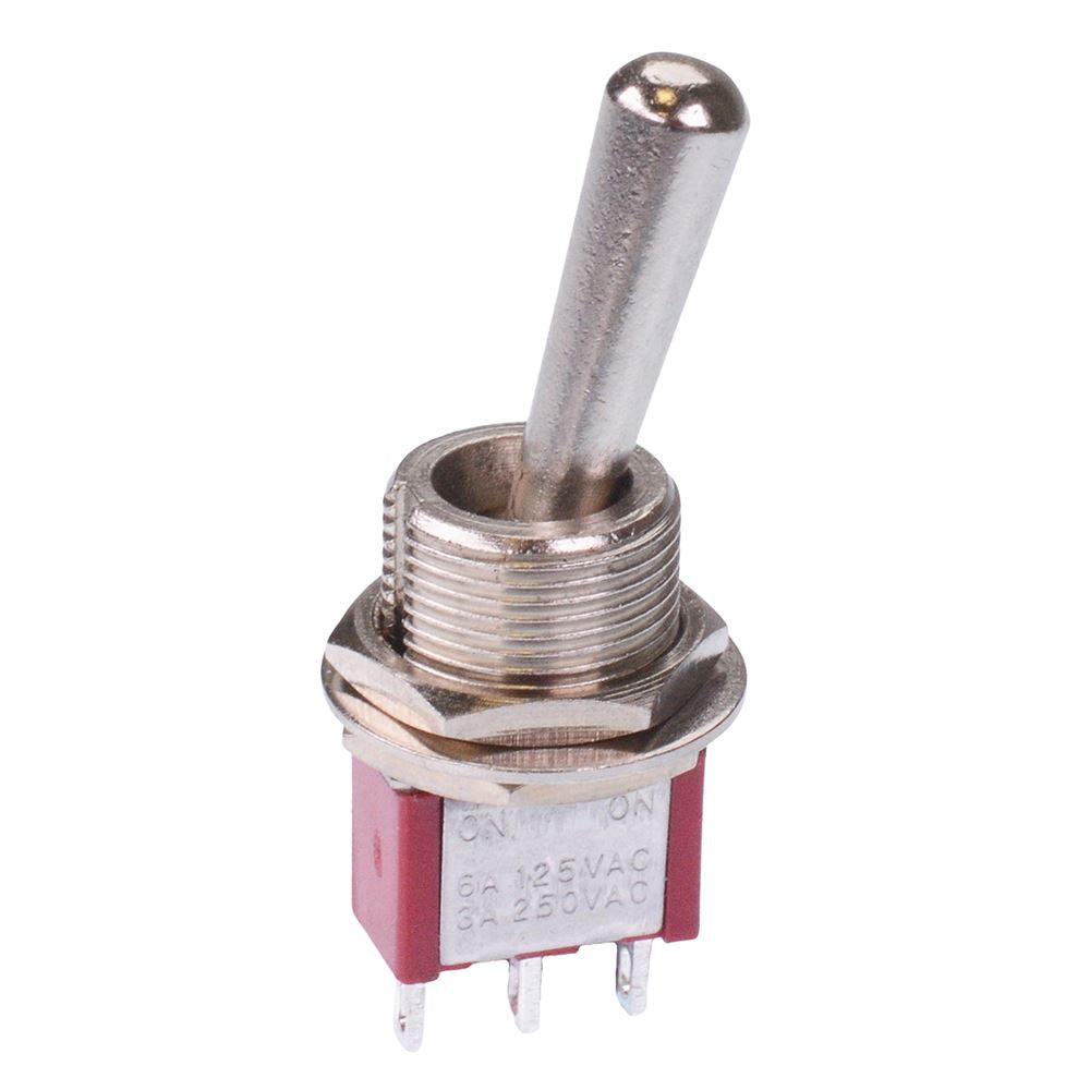 On-On Large Handle 12mm Mini Toggle Switch SPDT 3A 250V