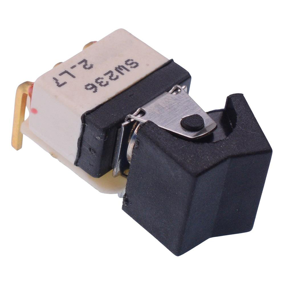 SW236CD-6 Black On-On Momentary Washable PCB Miniature Toggle Switch SPDT 0.4A 20V
