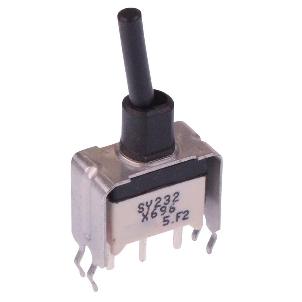SY232A11UL On-(On) Momentary Washable PCB Miniature Toggle Switch SPDT 4A 30VDC