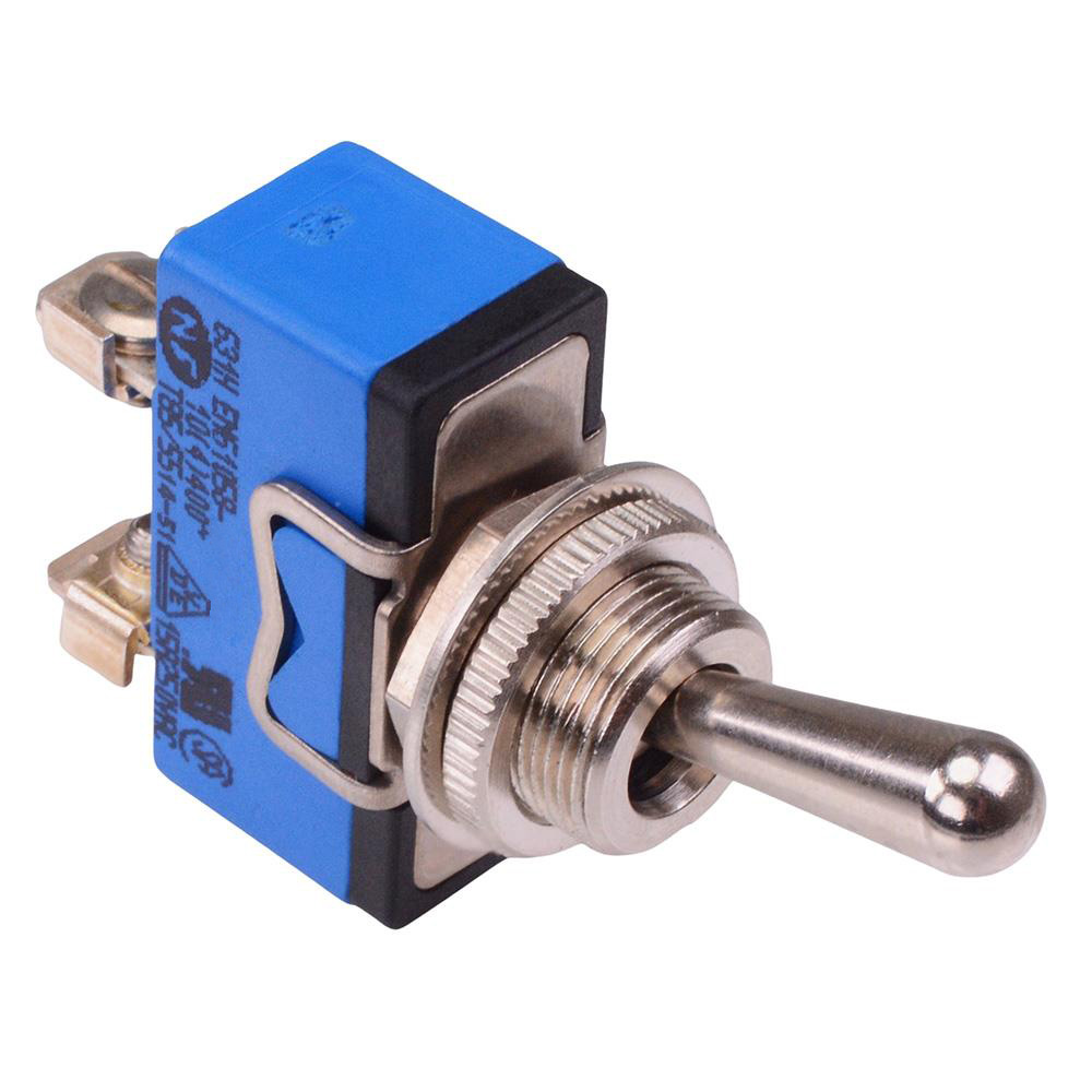 631HT On-Off 12mm Toggle Switch SPST 15A