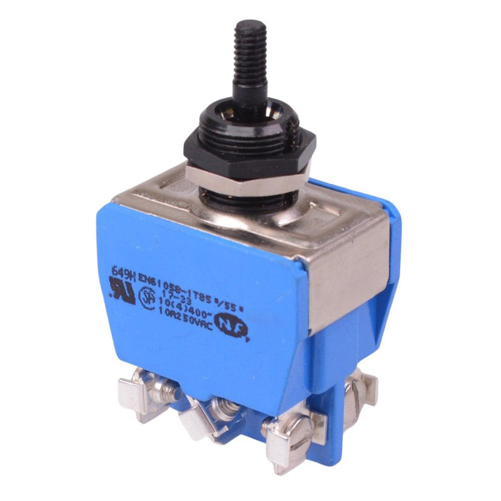 649HGX2330 On-Off-On 12mm Toggle Switch DPDT 15A 250VAC